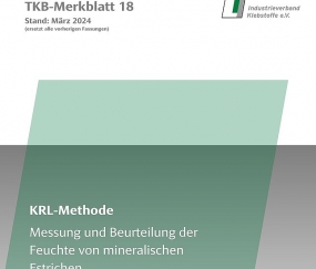 TKB 18: Metoda KRL - Měření a hodnocení vlhkosti minerálních potěrů